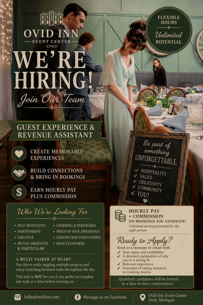 job posting ovid inn